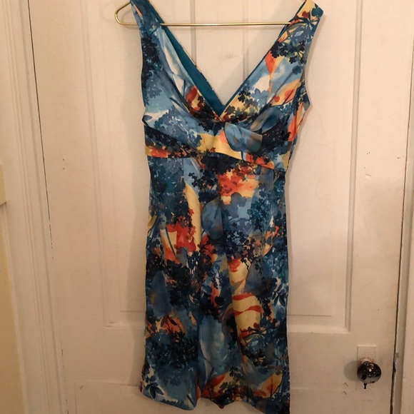 Donna Ricco blue dress 4 - Picture 5 of 7